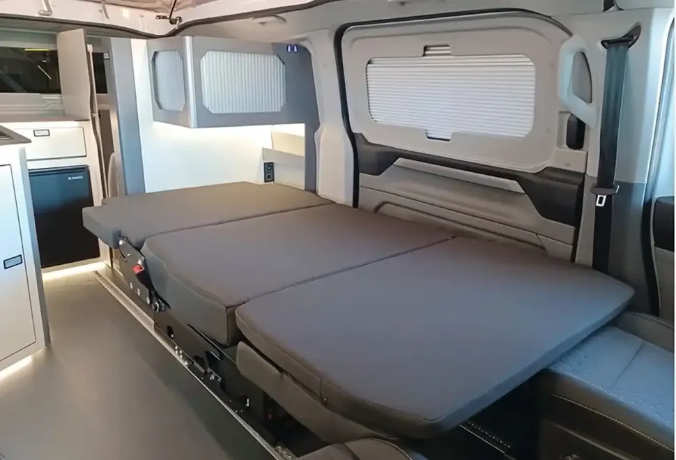 Panama P57 rising roof campervan washroom and loo