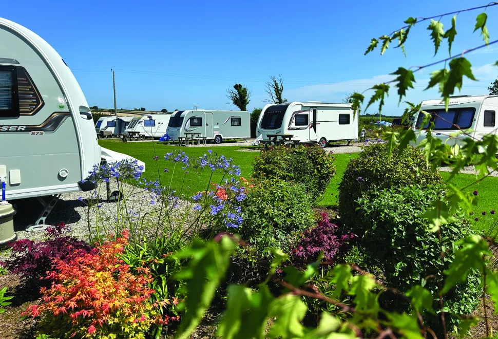 Parkland is an adult-only non-dog site in the south of Devon