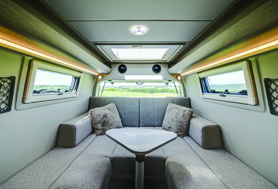 RP Overland Rebellion 2 (2024) campervan rear lounge