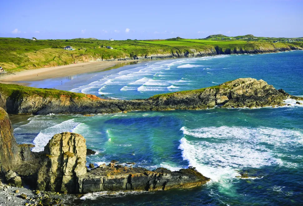 Whitesands is a secluded area with small waves