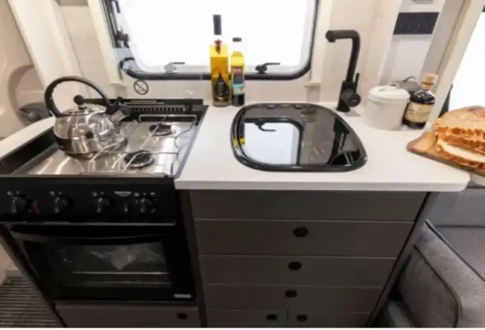 Xplore XC Lite caravan kitchen