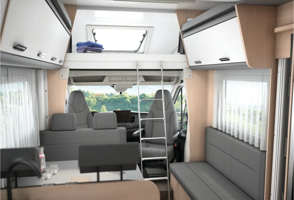 Inside the Sun Living A 70DK motorhome