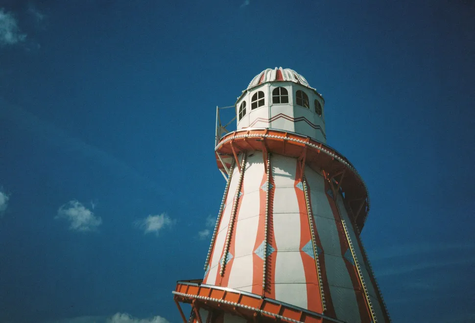 The helter skelter at Clacton Pier