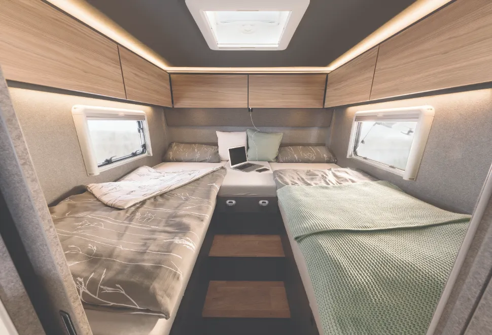 Dethleffs Trend I 7057 EBL 2025 A-class with single beds