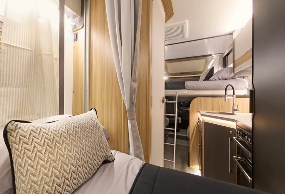 Bailey Adamo XL-Dl 2025 motorhome with beds lowered