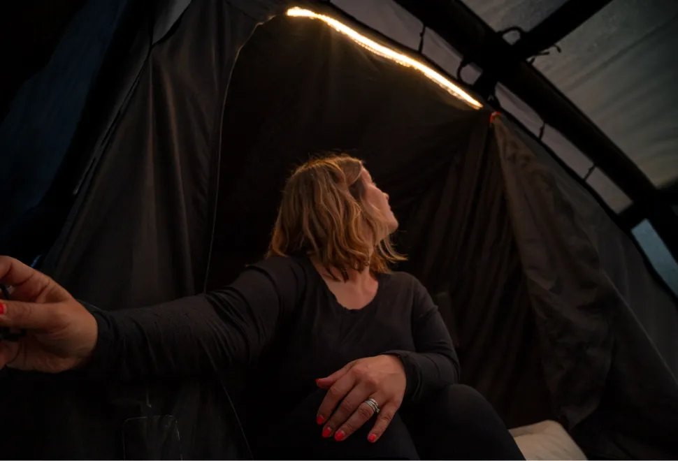 Inside the Opus T46 Smart Tent