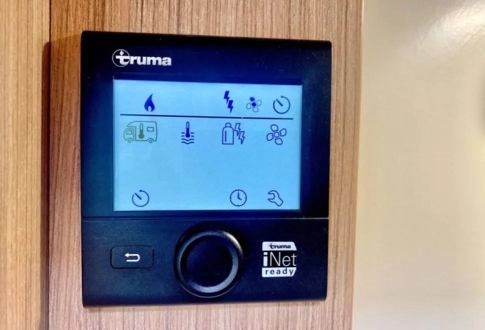 A Truma heating control panel