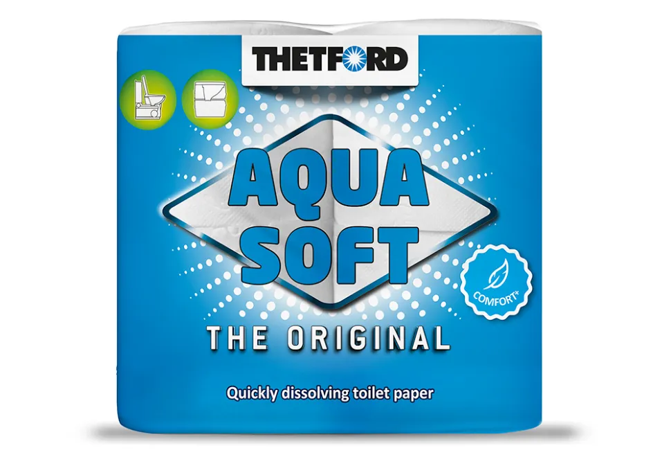Thetford Aqua Soft is designed to be used in motorhome toilets