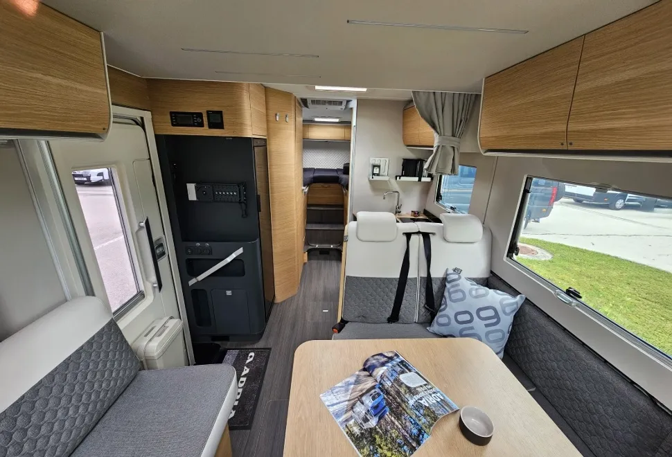 Adria Matrix 60 Years Selection interior wood effect