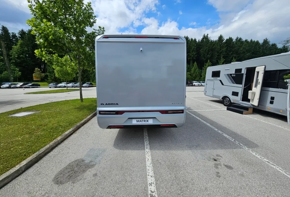 Adria Matrix 60 Years Selection rear with LED multifunction lights