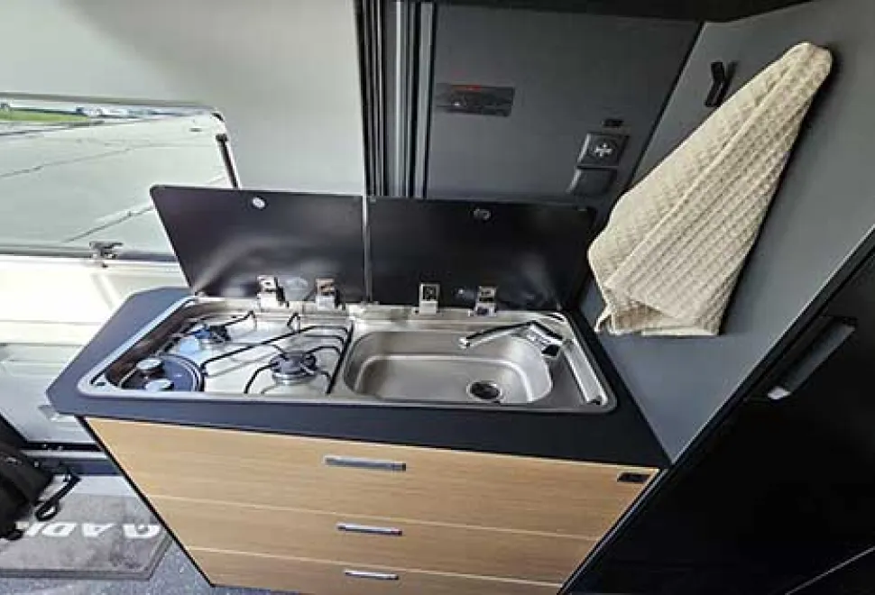 Adria Twin 60 Years Selection kitchen