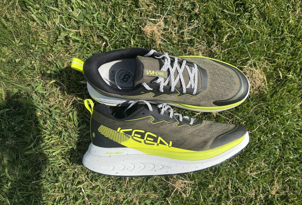 Keen trainers above and side