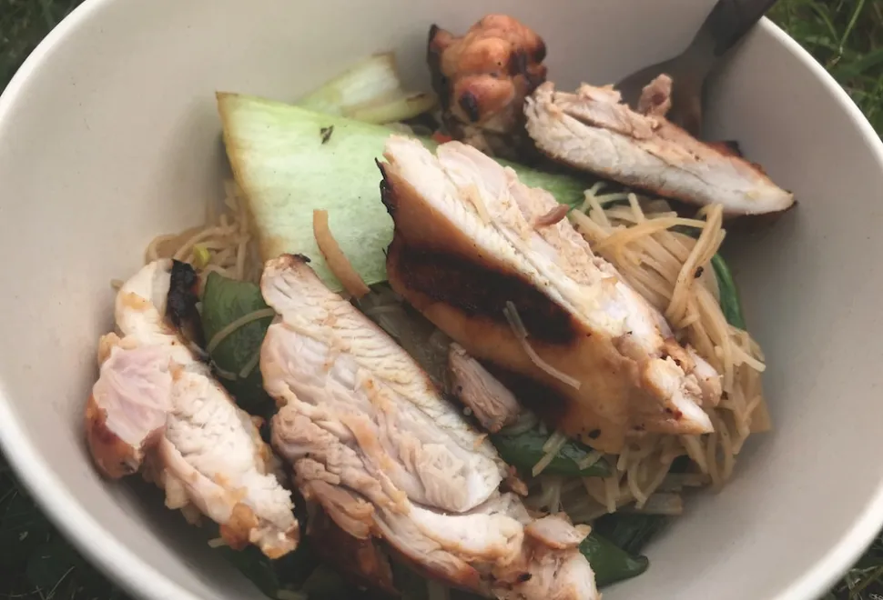 Easy chicken ramen