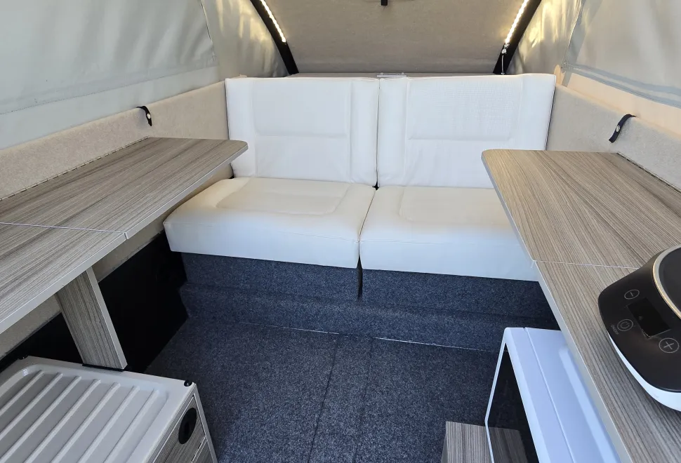 Inside the Wheelhome Dashaway eRC campervan