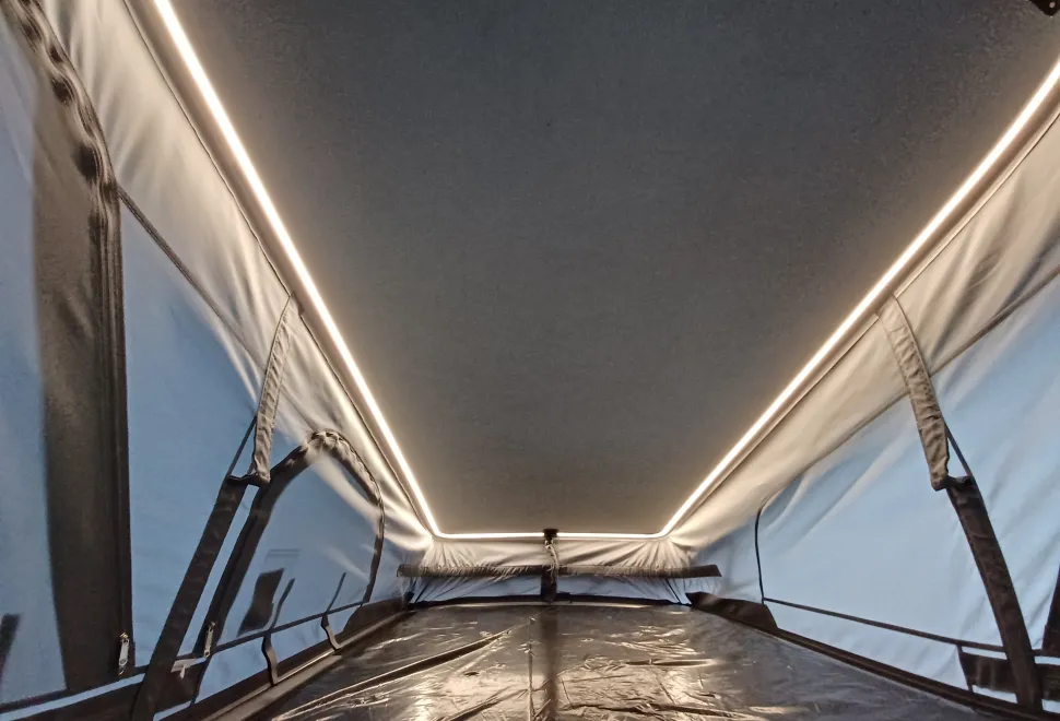 The roof inside the Landseer Ford Custom 2.0 2025