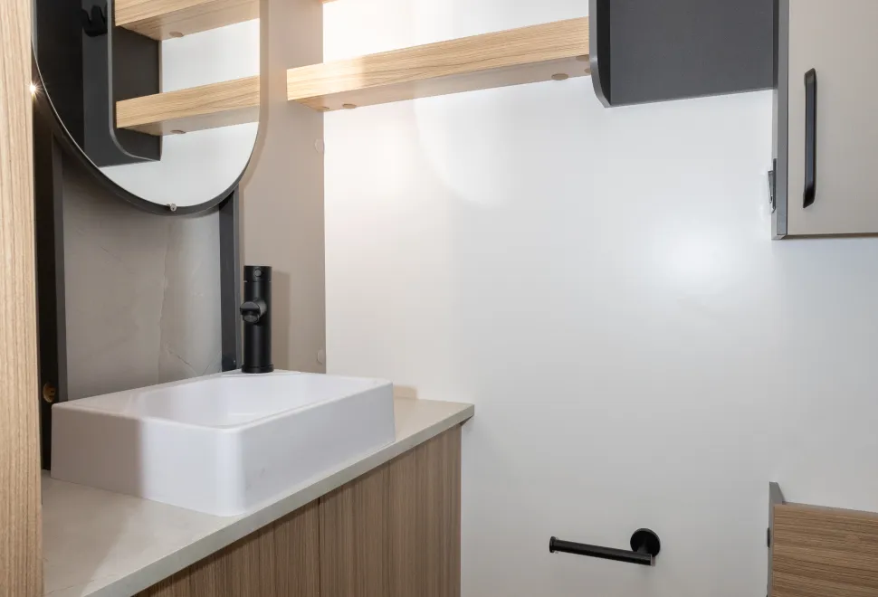 Bailey Pegasus Black Edition Messina Washroom and Basin