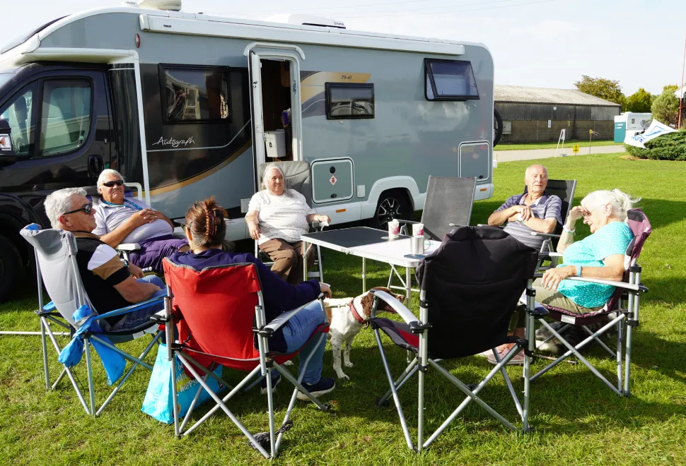 Join friends and family camping at the Lincoln showground