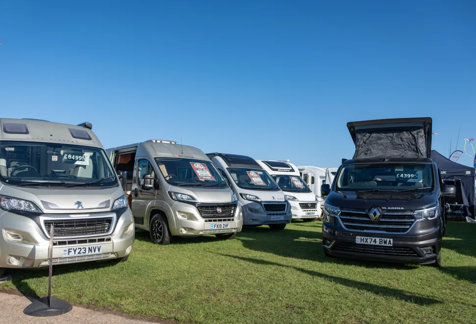 A large selection of new and used vehicles for sale in the trade area at Lincoln