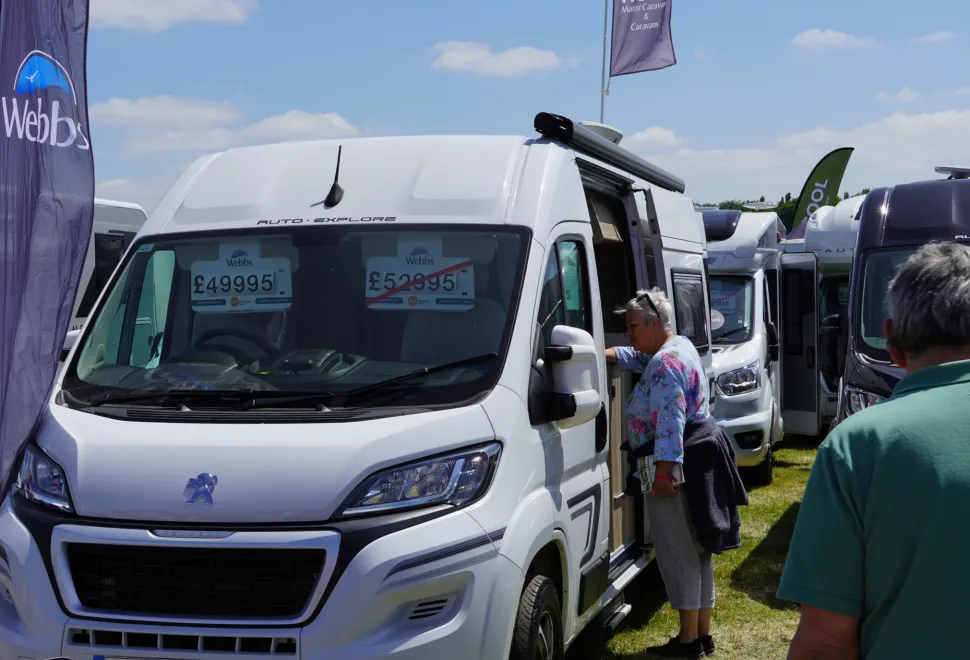 Plenty of units available for sale in the trade area at the Newbury showground