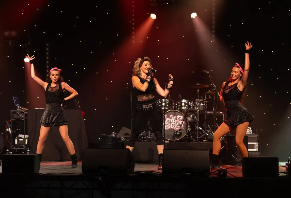 Live entertainment for four nights included in your camping at Norfolk