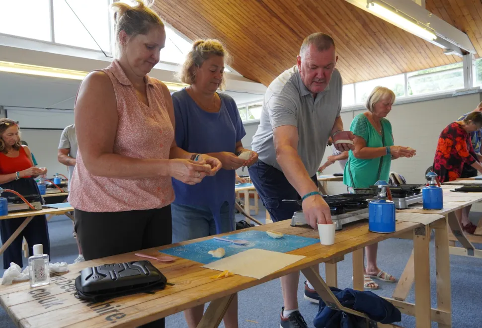 Cooking workshops were a blast for all attendees at the Norfolk show.