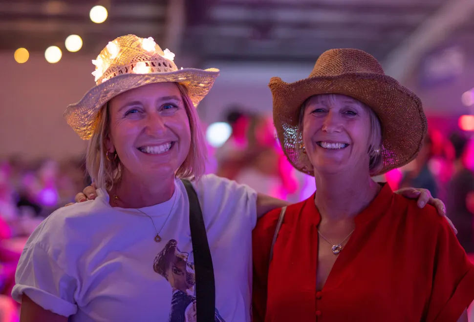 Enjoying the Western entertainment at Malvern 