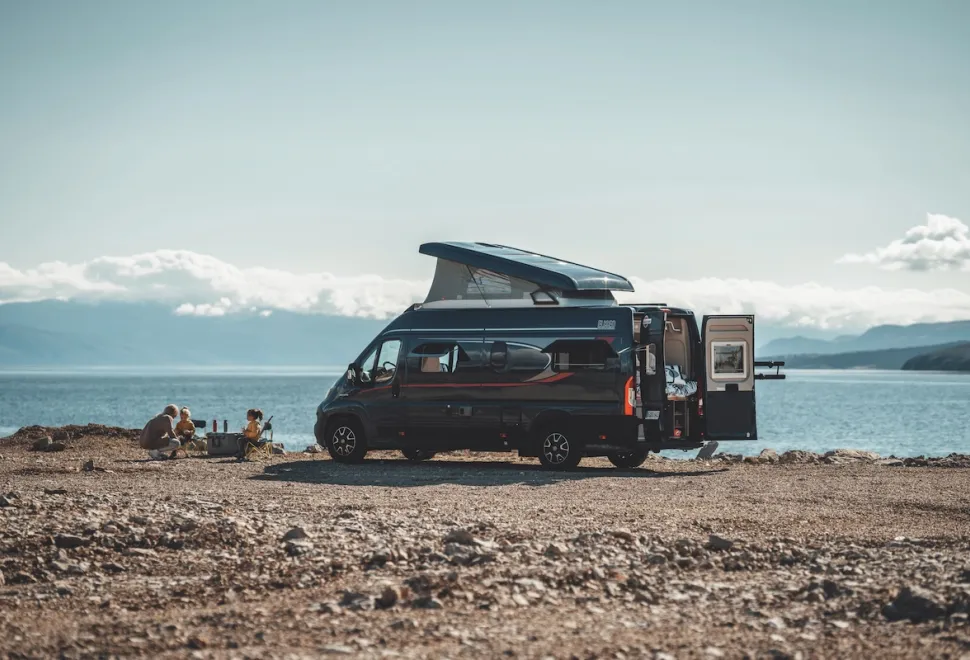 Camping in the wild