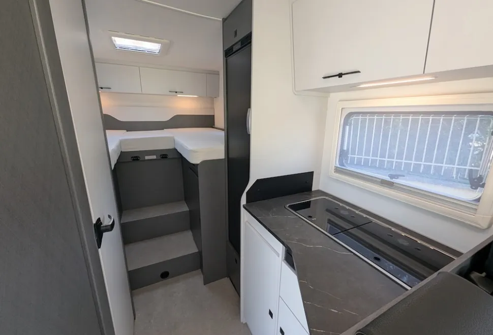 Etrusco A 6.9 SB 2026 motorhome showing single beds at rear