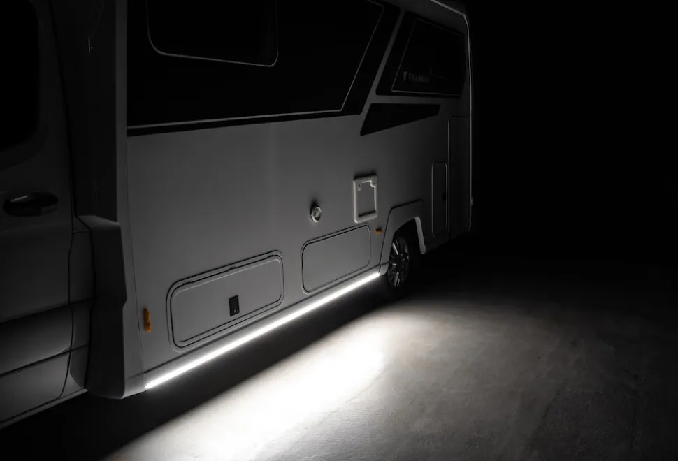 Running light is an option on the new Frankia Noctra Cruiser 7.6L