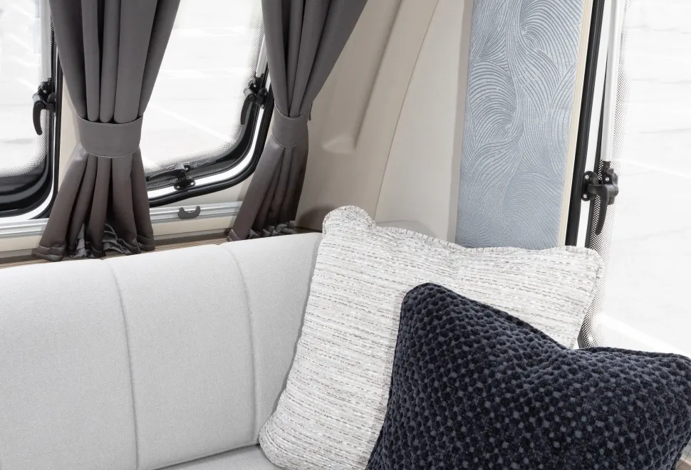 Upholstery is not lost in the Swift Challenger Grande, with high quality builds and a focus on comfort