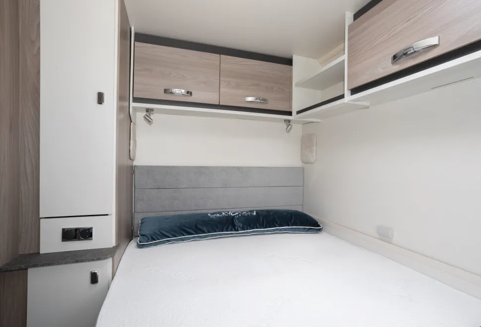 The bed is spacious and very comfortable, something you would expect at a luxury hotel