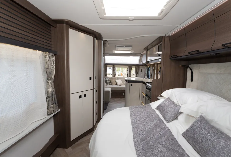 It's a long way from the bedroom to the lounge!