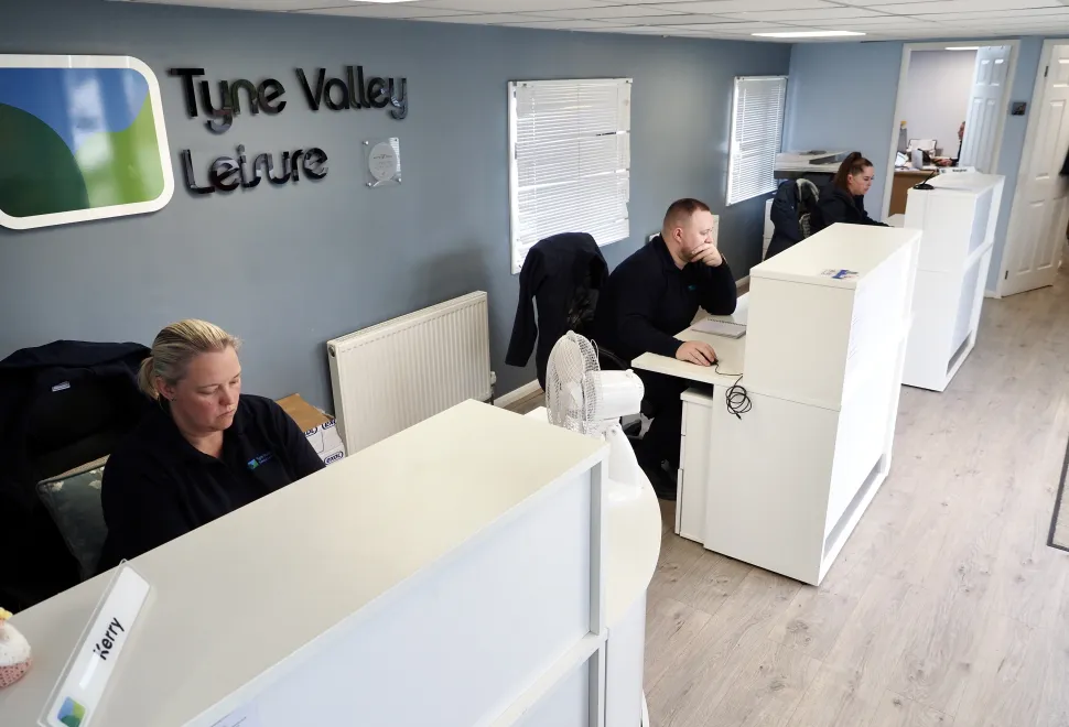 The staff at Tyne Valley Motorhomes