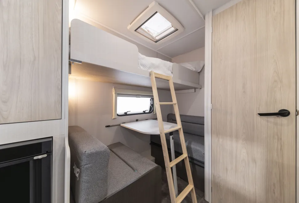 The bunk-bed of the Xplore XC LITE