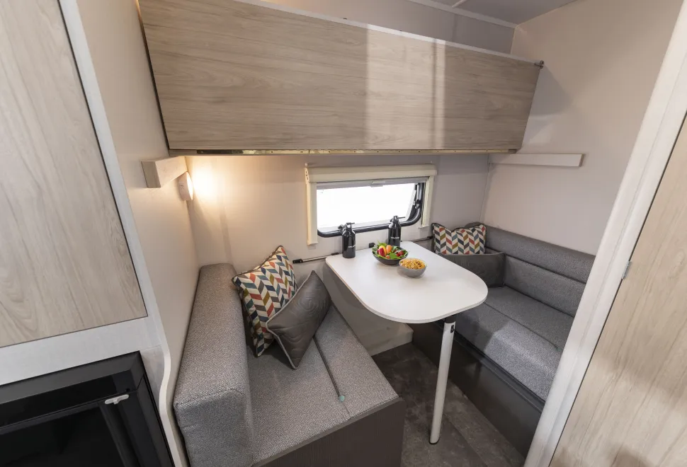 The dinette of the Xplore XC LITE