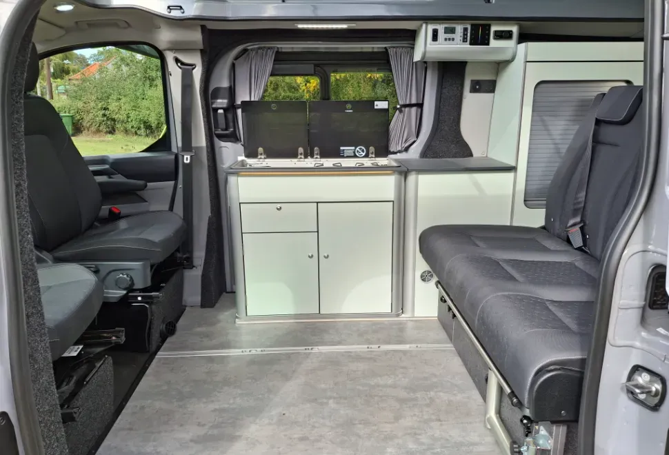 Inside the CMC HemBil Drift campervan