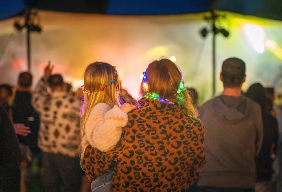 sh - Campervan Campout - family enjoying the main stage