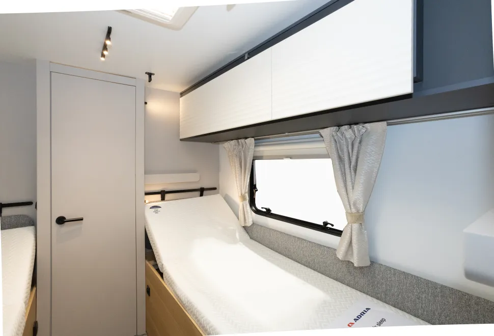 The bunk in its folded position