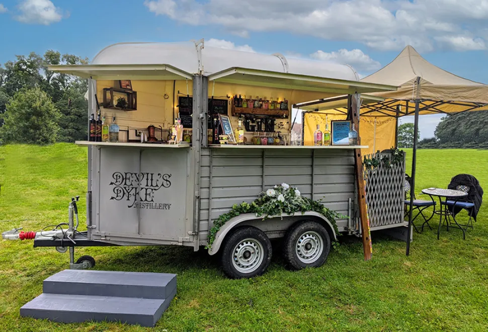 Devils Dyke Distillery Horsebox Bar