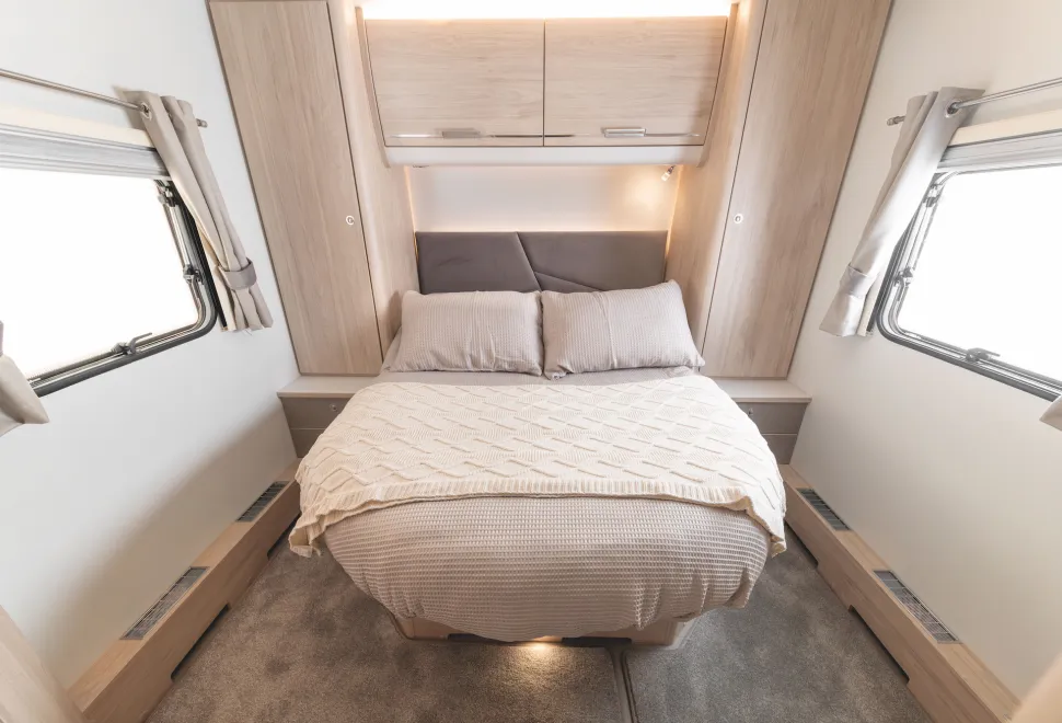 The bedroom of the elddis crusader aurora