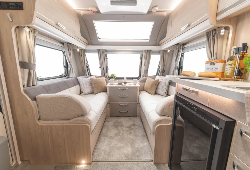 The lounge of the elddis crusader aurora