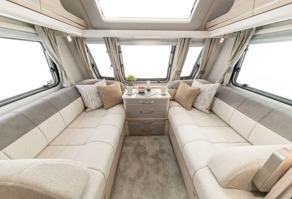 The lounge of the elddis crusader aurora