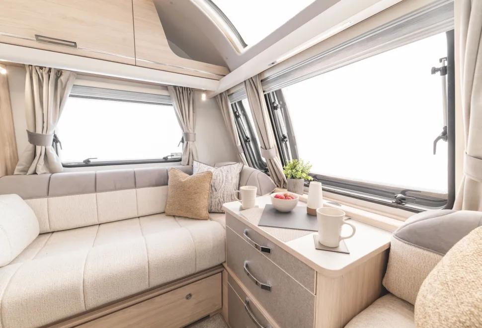 The lounge of the elddis crusader aurora