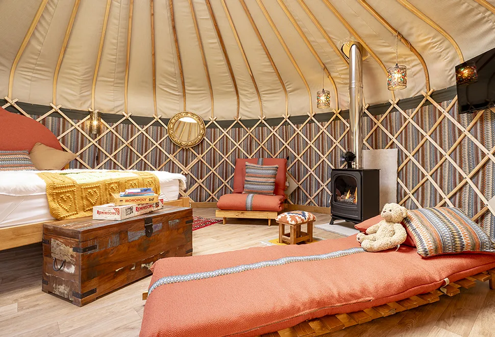 South Lytchett Manor yurts