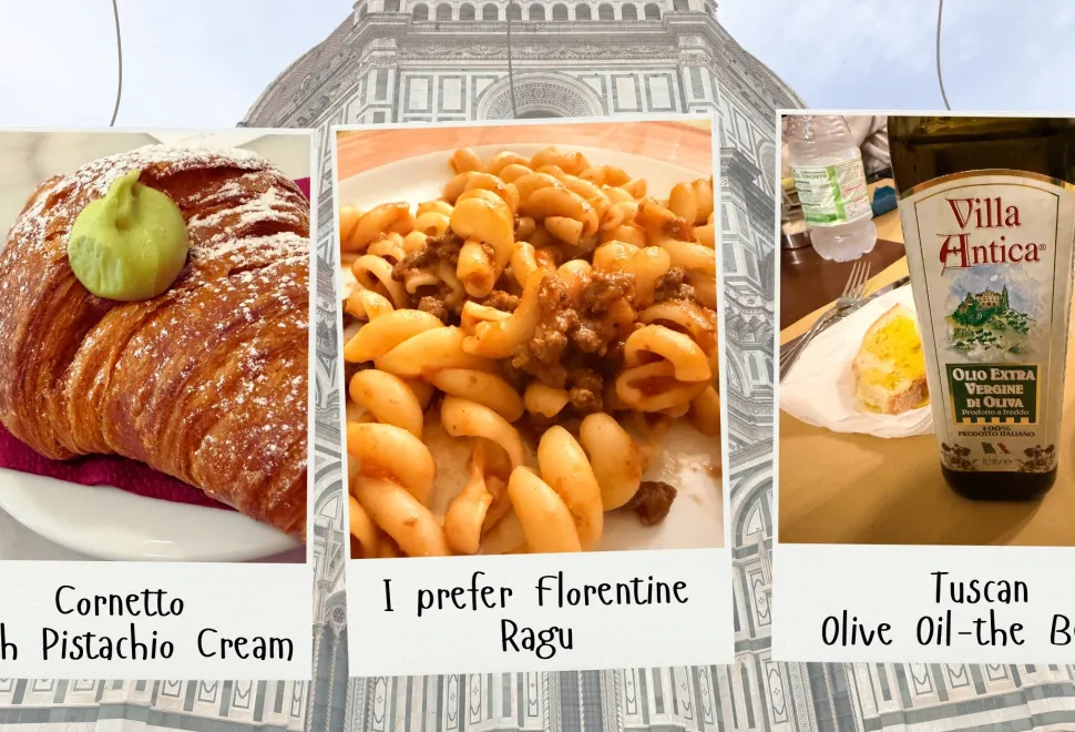 selection of italian food