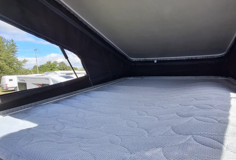 Orange Campers Trouvaille Option 2 Shower campervan bed