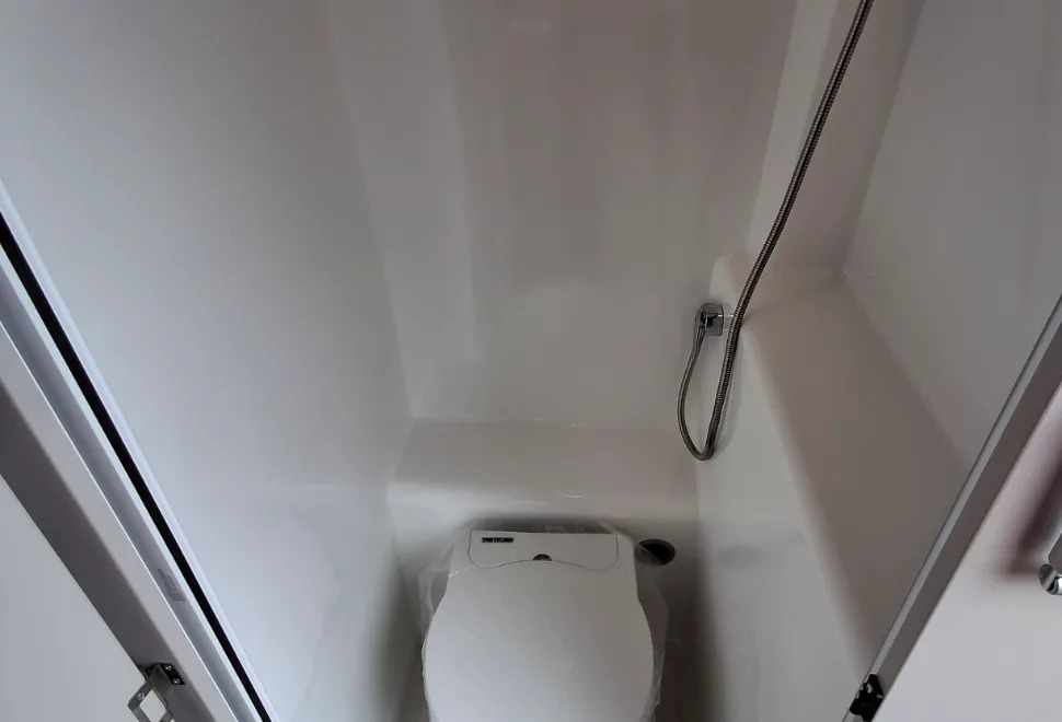 Orange Campers Trouvaille Option 2 Shower campervan washroom