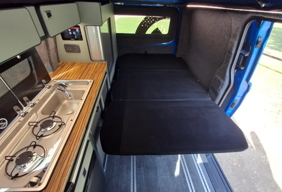 OXCampers Sennen campervan bed