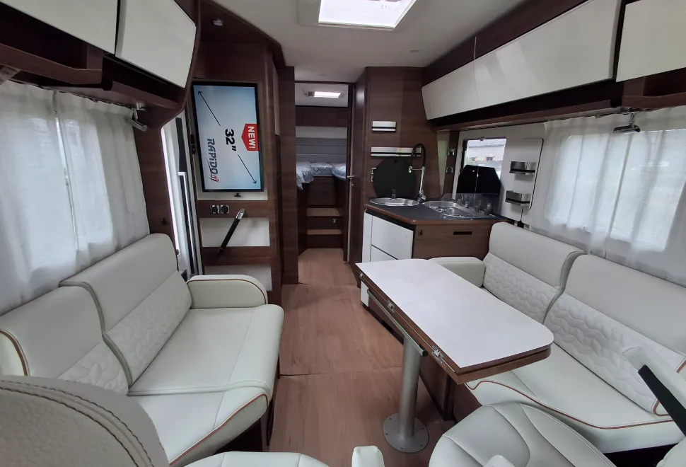 Rapido 8066dF motorhome interior