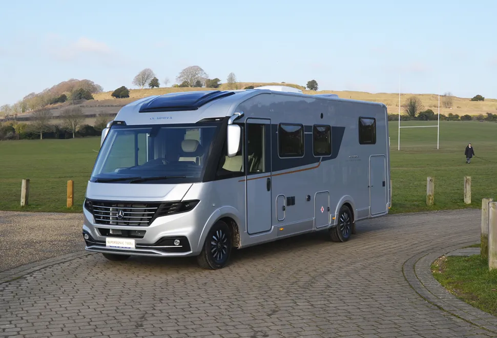 Adria Supersonic has a distinctive bodyshell